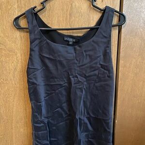 Lafayette 148 New York Black Tank Top